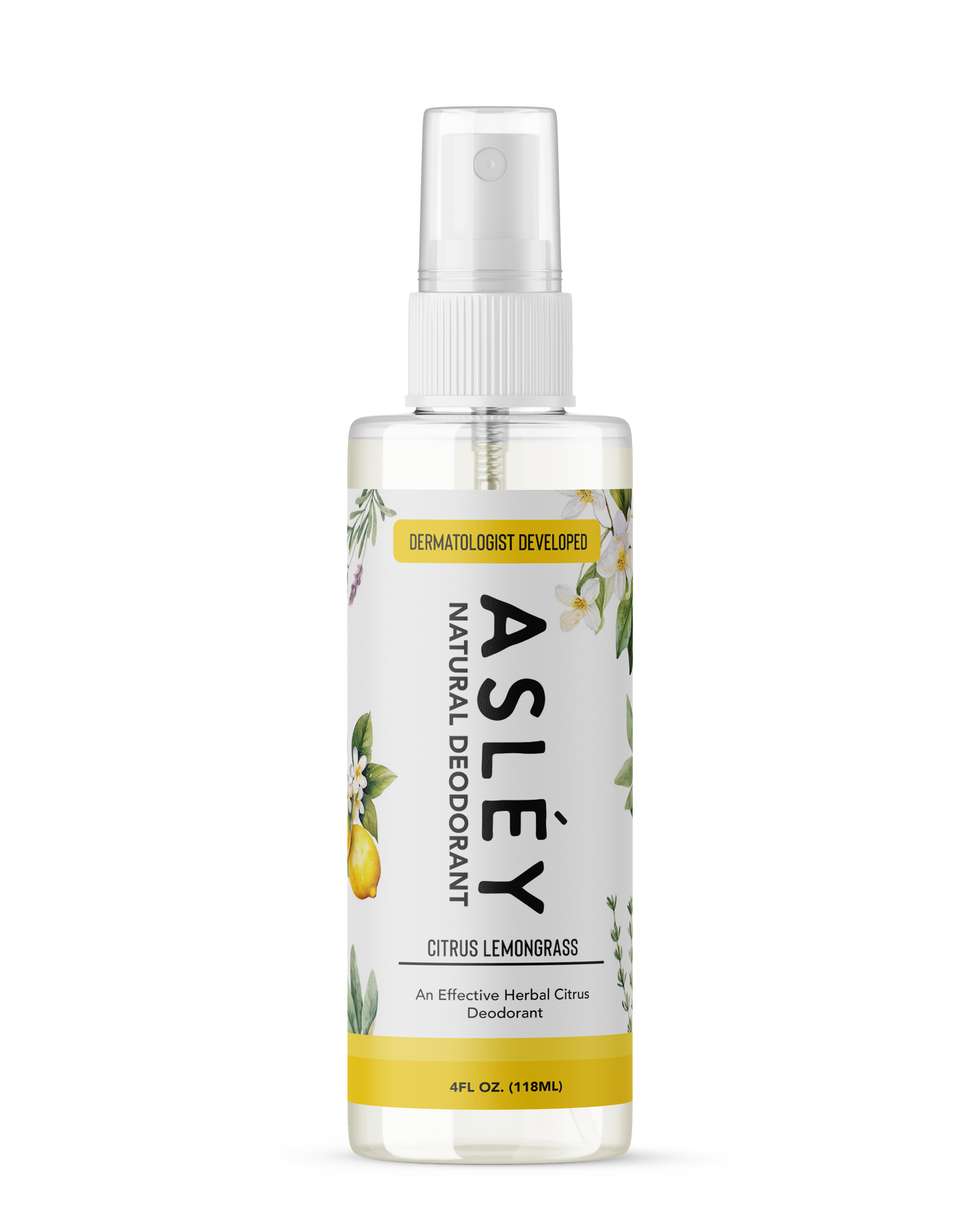 ASLEY 48 Hours Natural Deodorant Spray - Citrus Lemongrass