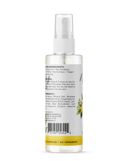ASLEY 48 Hours Natural Deodorant Spray - Citrus Lemongrass