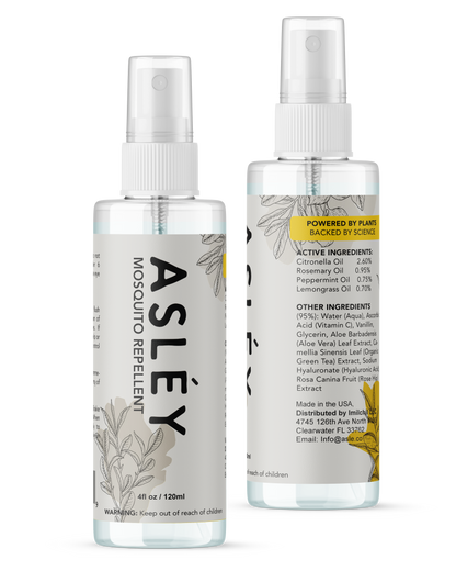 Natural Mosquito Repellent ASLEY - Rosemary Lemongrass