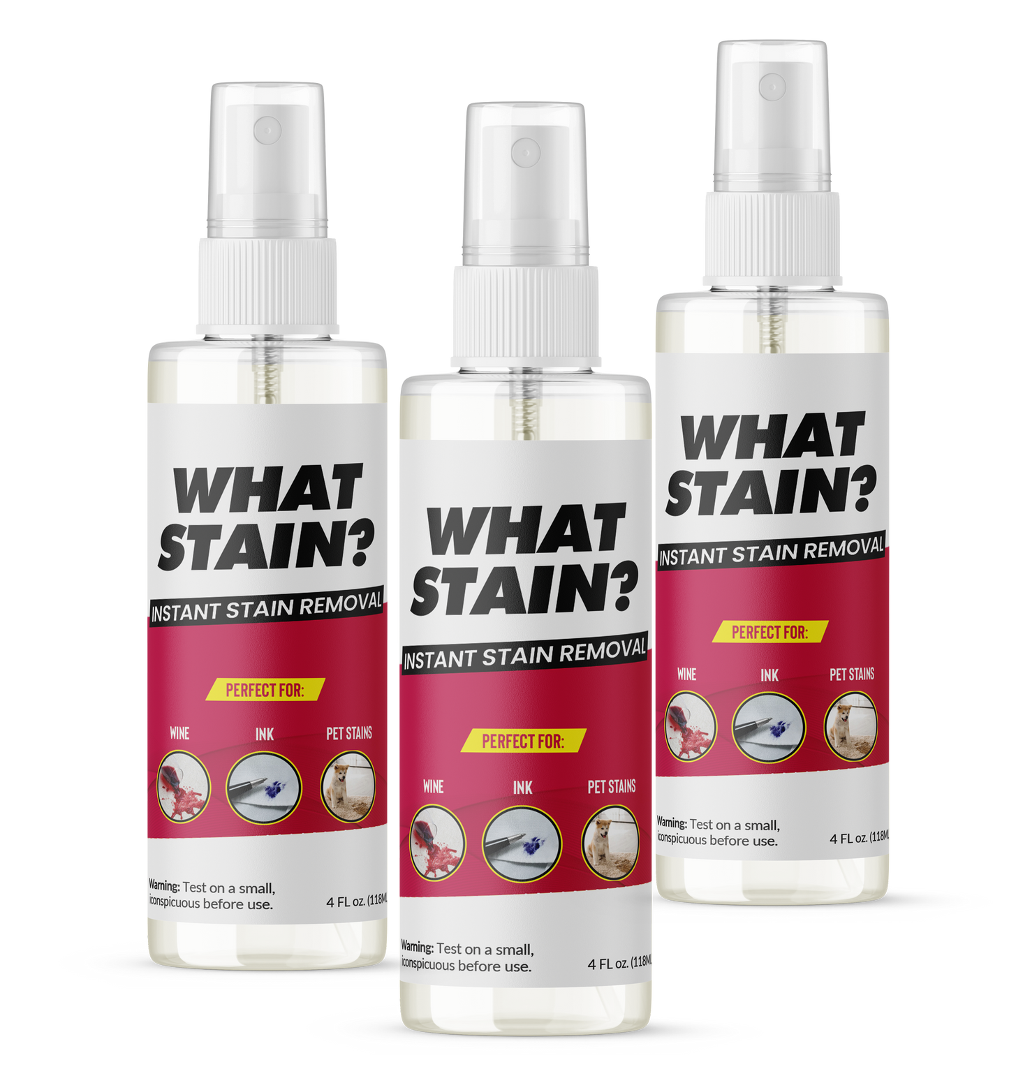 What Stain? Ink and though stains remover